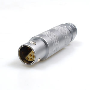 OURCONN Compatible avec les connecteurs auto-bloquants Fischer Push-pull, série F, prise étanche en métal courte argentée 0F 1F 2F 3F - Product Image 5