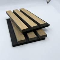 Panneau acoustique insonorisant KINGMAN, revêtement mural acoustique en bois, isolation phonique pour bureaux, hôtels, design architectural intérieur