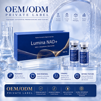 Ampoule NAD+ Skin Booster 5ml*10, sérum anti-âge pour le visage avec acide hyaluronique et glutathion pour un éclat de jeunesse