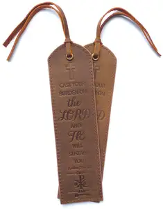 Tùy Chỉnh Retro Da Chính Hãng Bookmark Tua Tùy Chỉnh Logo Quà Tặng <span class=keywords><strong>Bookmarks</strong></span> Cho Sách - Product Image 1