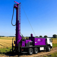 Foreuse de puits d'eau profonde de 1000 m, machine de forage multifonctionnelle montée sur camion, foreuse hydraulique pour puits d'eau
