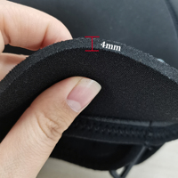 Bonnet de bain unisexe en néoprène pour hommes et femmes, casquette de plongée réglable, casquette de Sport aquatique, chapeau de surf avec visière