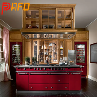 Îlot de cuisine en bois massif de style moderne personnalisé de luxe Refor avec base automatique