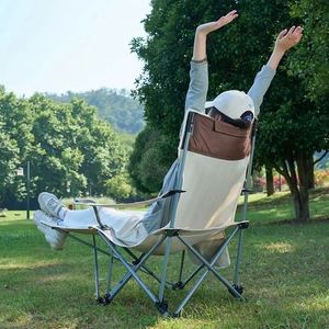Silla Plegable de Jardín para Exteriores, Portátil, Ultraligera, de Acero Inoxidable y Tela Oxford, Diseño Victoriano, para Camping, Pesca y Playa - Product Image 2