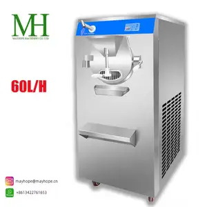 Batch freezer mesin gelato 3 mangkuk mesin pembuat gelato komersial mesin es krim