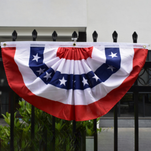 America US Memorial Day Banner 45x90cm Plisado Fan Bunting Flag PARA EL Día DE LA Independencia 4 de julio - Product Image 3