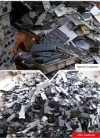 Pencacah Hard Disk Dua Poros Shengzhong, Pencacah Kabel dan Kawat Rumah Tangga Kecil, Peralatan Pencacah Logam Rumah Tangga