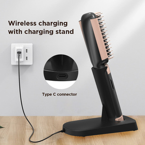 Venta caliente conveniente recargable voluminizador <span class=keywords><strong>moldeador</strong></span> eléctrico rizador <span class=keywords><strong>de</strong></span> aire alisador <span class=keywords><strong>de</strong></span> <span class=keywords><strong>pelo</strong></span> peine fabricante - Product Image 5