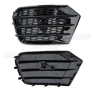 2 pièces Grille de phare antibrouillard avant pour Audi Q3 2016 2017 2018, style nid d'abeille, pièce de rechange - Product Image 4