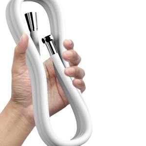 สายฝักบัวซิลิโคน 1/2 นิ้ว แบบยืดหยุ่นได้ ใช้ได้กับหัวฝักบัวแบบมือถือในห้องน้ำ - Product Image 3