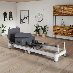 Venta al por mayor comercial personalizado de lujo multifuncional estudio robusto <span class=keywords><strong>plegable</strong></span> reformador máquina Pilates reformadores <span class=keywords><strong>plegable</strong></span> en casa - Product Image 1