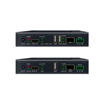 Industrieller HDMI-Glasfaser-Extender mit KVM-4K HDMI-Extender-HDMI-Glasfaser-Sender-/Empfänger-Kit