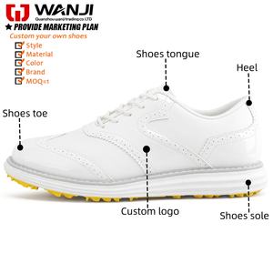 <span class=keywords><strong>Chaussures</strong></span> <span class=keywords><strong>de</strong></span> <span class=keywords><strong>golf</strong></span> en cuir imperméables professionnelles pour hommes baskets d'extérieur antidérapantes-Wholesale Supply - Product Image 6