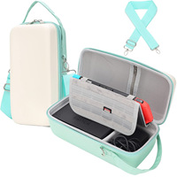 Étui de transport grande capacité pour Nintendo Switch OLED et Standard, sac de rangement portable compatible avec la station d'accueil, les manettes et les cartes de jeu