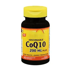식이 보충 교재 Co Q-10 품질 비타민 80 빠른 방출 softGels 심장 기능을 지원하는 데 도움