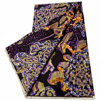 Kain Organza Berat Sedang dengan Cetakan Batik 100% Organik untuk Menjahit Pakaian Bayi & Anak Laki-laki