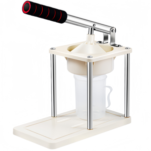 Portable Manual Press Juicer - 304 Stainless Steel Professional Citrus Juicer for Fresh Orange <b>Juice</b> - Product Image 5
