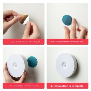 Luce LED per Armadio Ricaricabile USB Senza Fili CCT con Controllo Touch Dimmerabile, Luce Notturna per Camera da Letto, Armadio, Cucina, Soggiorno Moderno - Product Image 4