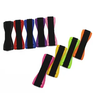 Colourful Finger Grip Plastic Sticky Cell Phone Handle Smartphone Holder for Iphone Tablet