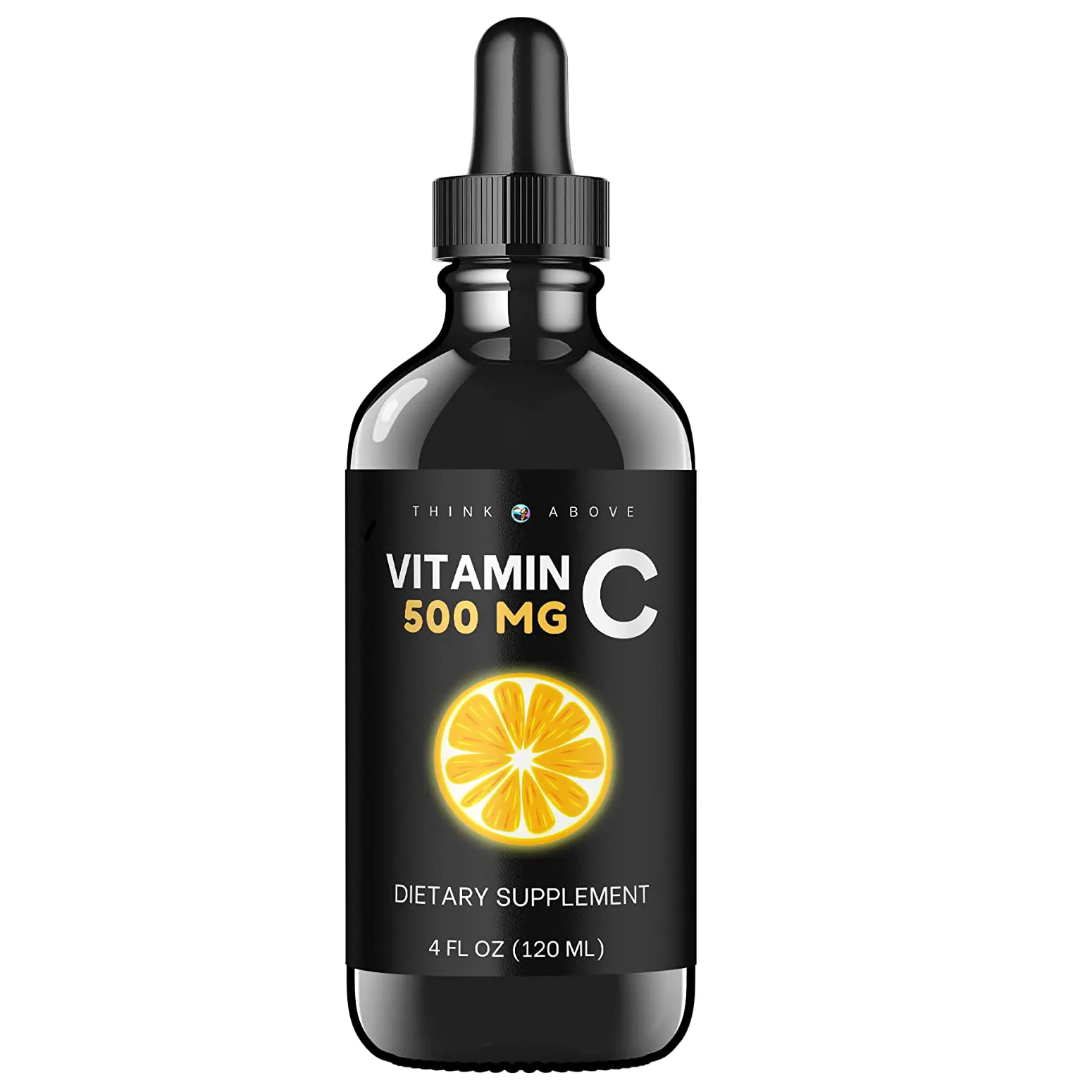 Non transgenico facilmente adulti e bambini prendono una goccia di vitamina C liquida integratore di ascorbato da 500 mg