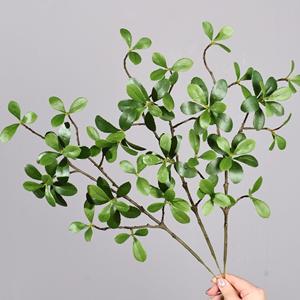 Bouquet de Branches d'Arbres Artificielles Meng Jie, Feuilles en Polyester, Style Nordique, Décoration Murale de Bureau, Composition Végétale - Product Image 1