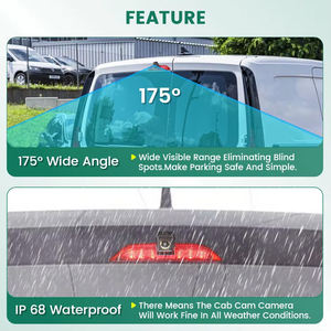 Cámara de Reversa con Luz de Freno GreenYi para <span class=keywords><strong>VW</strong></span> <span class=keywords><strong>Caddy</strong></span> 2020-2024 <span class=keywords><strong>California</strong></span> V5 <span class=keywords><strong>Camper</strong></span> Box Furgon Estate SBA SBB SBJ MPV 2021-2024 - Product Image 4