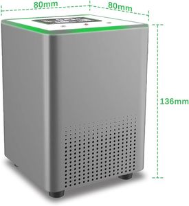 Chambre d'ionisation pulsée, capteur <span class=keywords><strong>de</strong></span> radon, alarme intelligente Tuya, détecteur <span class=keywords><strong>de</strong></span> gaz radon avec enregistrement <span class=keywords><strong>de</strong></span> données sur carte SD, 10 minutes <span class=keywords><strong>de</strong></span> lectures initiales - Product Image 1