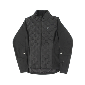 Veste isolante d'hiver pour femme Asics Road, noire, fermeture éclair intégrale, chaleur, extérieur - Product Image 1
