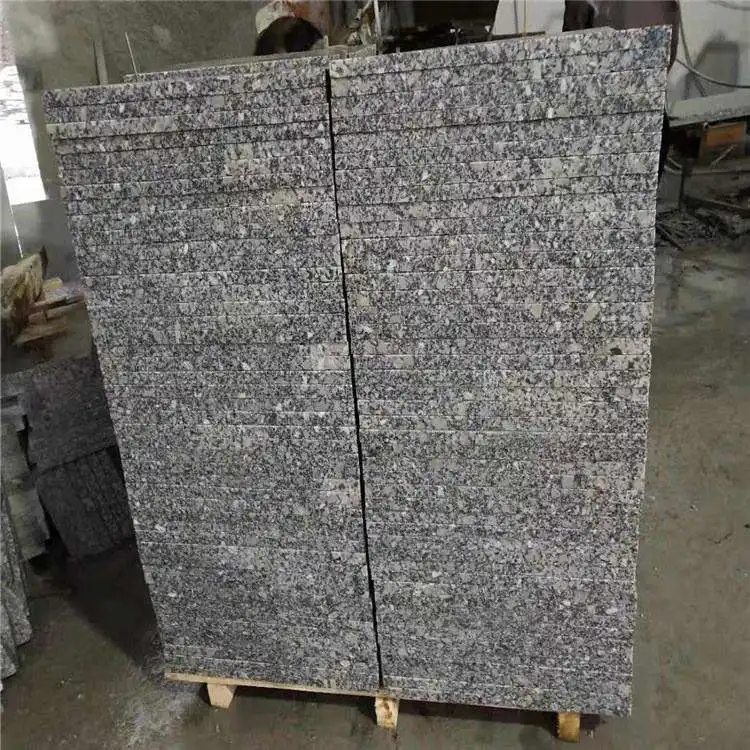 Hot sale Chinese Granite Grey Pearl Flowers Tiles Stairs Countertops Slabs