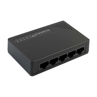 Hub Réseau Gigabit Ethernet Haute Vitesse 5 Ports 1000 Mbps avec Connecteurs RJ45 Plug-and-Play pour une Connectivité Filaire Stable