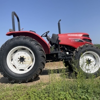 Tracteur Yanmarr d'occasion 70 CV 4x4 à moteur diesel avec chargeur frontal, transmission à engrenages, moteur efficace pour les travaux de terrain