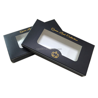 JM-034 Caja de Pestañas Postizas con Bonito Diseño Impreso, Caja de Pestañas Postizas Blanca, Empaque para Pestañas Postizas