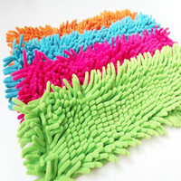Balai serpillière à tête plate, lingettes de rechange, nettoyage de sol, réutilisable, en microfibre, anti-poussière, 10 pièces