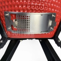 Vente en gros de barbecue au charbon de bois en céramique Kamado de 22 pouces, fournisseur de fumoirs d'extérieur robustes OEM