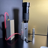 Allumeur laser optique 260W, télécommande portable, portée de 50 mètres, source de pompe avec ventilateur de refroidissement et lentilles 50X 15X 2