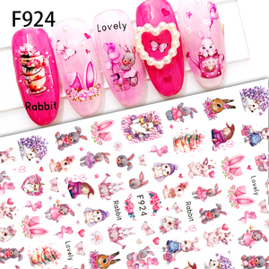 TSZS – autocollants pour ongles à motif de lapin, haute qualité, vente en gros, autocollants de <span class=keywords><strong>printemps</strong></span> <span class=keywords><strong>2023</strong></span>, autocollants de vernis à ongles en Gel auto-adhésifs - Product Image 1