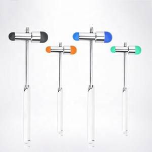 Marteau de percussion multifonctionnel transfrontalier en forme de T, 18 cm, en acier inoxydable, marteau à réflexes médical pour médecins - Product Image 5