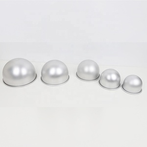 Molde de aluminio anodizado para hornear pasteles de niñas, molde de Media bola para hornear pasteles de semiesférica, 4/5/6/7/8 pulgadas - Product Image 3