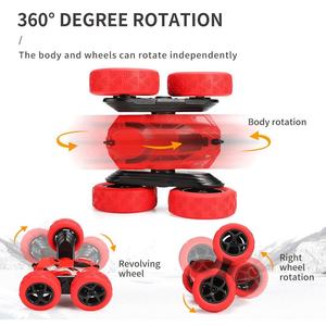 Coches de Juguete 2.4G 4WD, Coche Deformable con Rotación de 360 Grados, Coche Acrobático de Doble Cara con Luces - Product Image 4