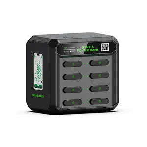 6000mah nuovi prodotti di tendenza innovazione condivisione 8 slot che condividono powerbank stazione di ricarica distributore commerciale all'aperto