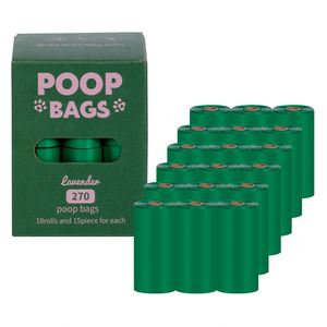 New Large Thick Pink Eco Friendly <b>Compostable</b> Corn Starch Pop Biodegradable Poo Waste Garbage Bags Pet Dog Poop Bag - Product Image 5