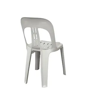 Silla de plástico apilable, duradera y cómoda, venta al por mayor, 2016