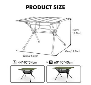 LIHENG Caminhadas Leves BBQ Mesa De Praia Camping Mesa De Mochila Dobrável Pequena Dobrável Ao Ar Livre Camping Mini Mesa De Alumínio - Product Image 6