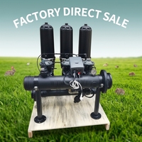 Filtre à disque laminé de haute qualité à lavage automatique pour filtration de précision, machine de filtration d'eau pour l'irrigation agricole, garantie 1 an