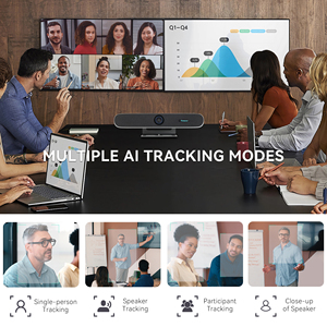 Tenveo PC Âm Thanh Thanh Âm Thanh Và <span class=keywords><strong>Video</strong></span> Tích Hợp Hội Nghị Máy Ảnh AI Auto-Theo Dõi Góc Rộng 4K <span class=keywords><strong>Video</strong></span> Soundbar - Product Image 5