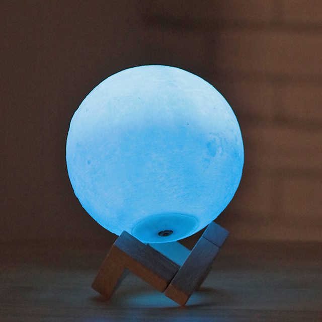 New Quran Speaker with 3D Lunar Night Light Touch & Remote Control LED Lamp for Muslims Learning Quran in Bedroom