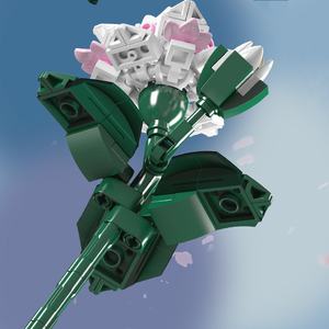 Mould King 24007-24008 Mundo de Flores, Camelias, Narcisos, Bloques de Construcción, Ladrillos, Juguetes de Construcción DIY para Niños, Regalo - Product Image 3