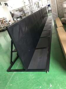 Barriera Portatile per Palco da Concerto, Barriera per il Controllo della Folla, Barriere di Sicurezza e Protezione Pedonale - Product Image 5