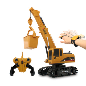 2021 doppi modelli telecomando orologio giocattoli interattivi RC gru giocattoli <span class=keywords><strong>camion</strong></span> - Product Image 1