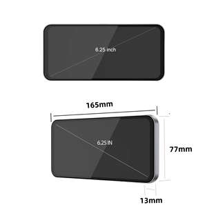 Full-Screen Touch Control 6.25 Inch Monitor 2 Lens Links En Rechts Weergave Auto Video Camera Recorder Auto Elektronische Achteruitkijkspiegel - Product Image 2